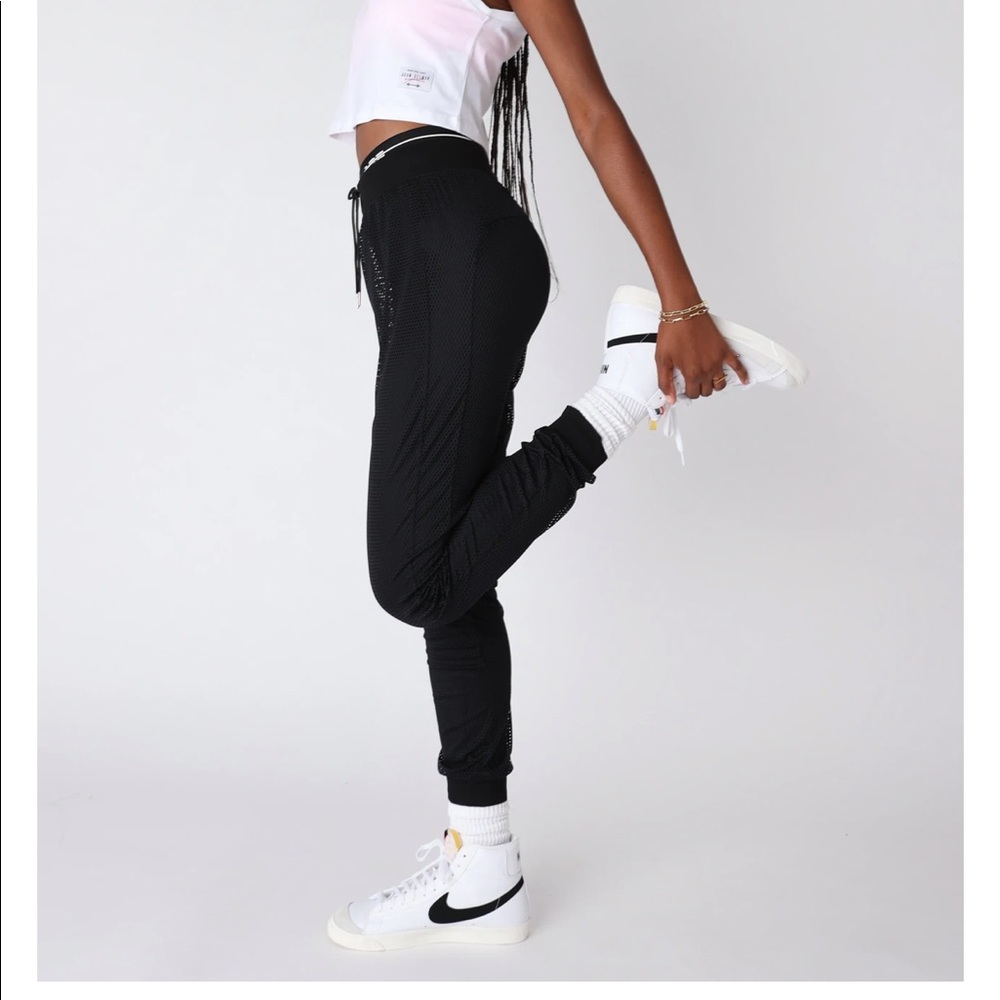 ADAM SELMAN | Sport Mesh Hi-Rise Sweatpant